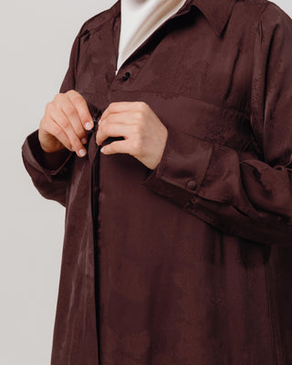 The Button Up in Maroon