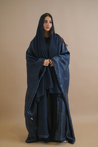 Dahlia in Navy Organza