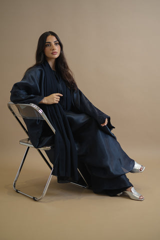 Dahlia in Navy Organza