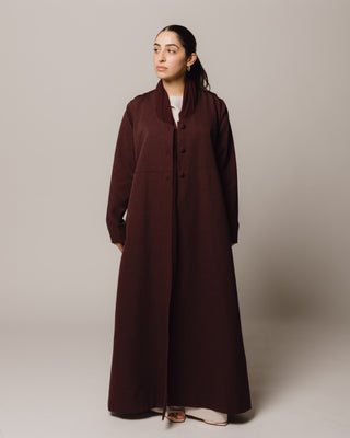 The Coat in Maroon