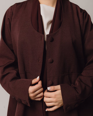The Coat in Maroon
