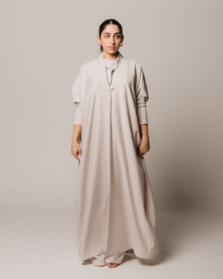 Buttoned Butterfly in Off White