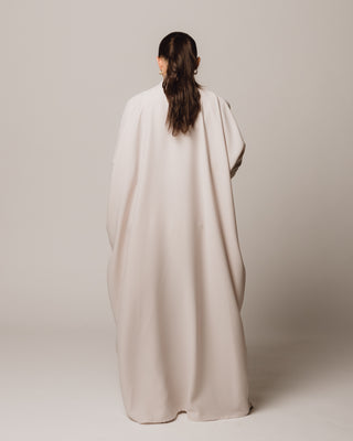 Buttoned Butterfly in Off White