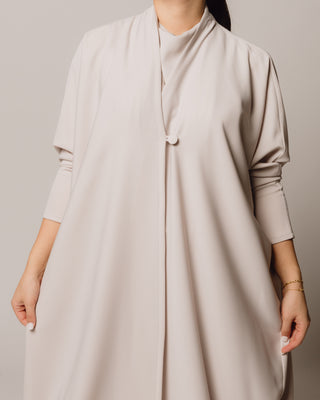 Buttoned Butterfly in Off White