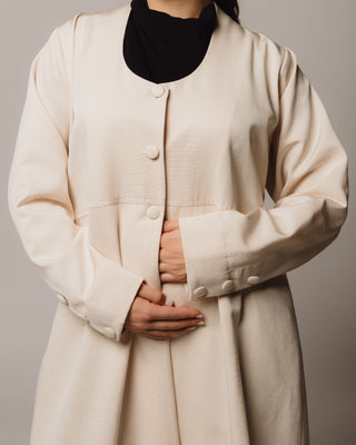 The Coat in Off White