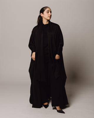 Reversible Chiffon in Black