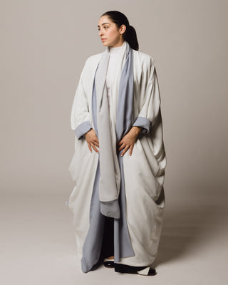 Reversible Butterfly in Light Blue and White