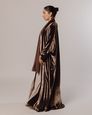 Tight Sleeve Velvet in Bronze